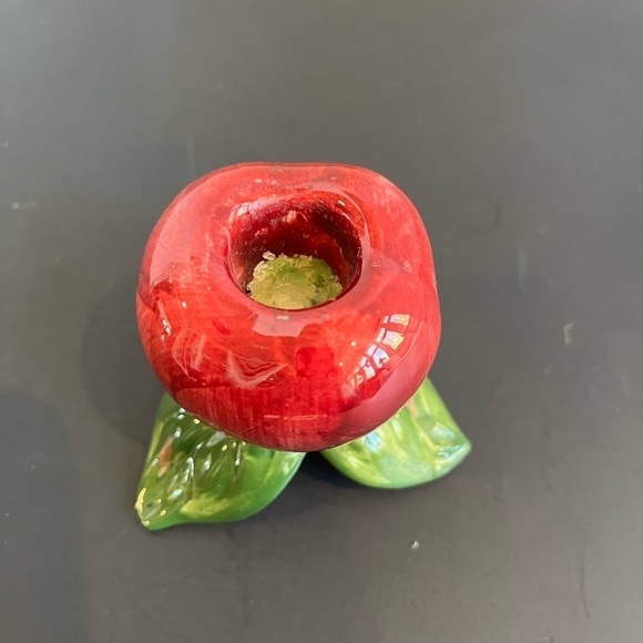 Franciscan Ware Apple Pattern Candle Holder - Picture 4 of 5